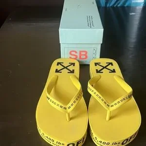 OFF-WHITE Flip Flop yellow (New, Never Worn) Off-White | Shoes | Offwhite Flip Flop Yellow New Never Worn  main image 2